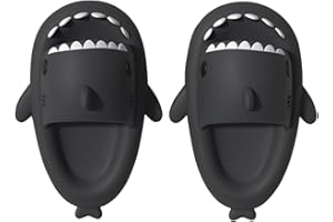 Hoomall Enfant Pantoufle Requin Fille Garçon Shark Cloud Slippers Claquettes Antidérapante Open Toe Slides Chaussures De Piscine Plage Chaussons De Bain Douche Maison