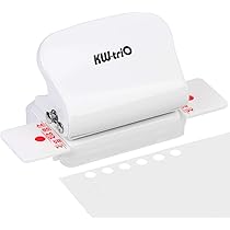 10 Pettini Per Rilegatura A 30 Anelli - Spirale Plastica Per Quaderni E Documenti, Colorati, 1/2 Pollice - Foto 10