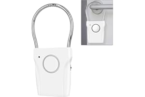 JIAN BOLAND Door Alarm - Door/Window Sensor with 120DB Audible Alarm, Effective up to 500FT - Ideal for Travel, Hotels, Apartments & Home Protection