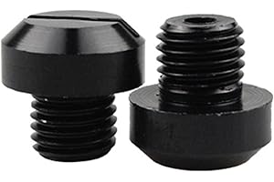 Maodom Trou rétroviseur Moto,Bouchons d'obturation rétroviseur 2 pièces - rétroviseurs antirouille à vis M10x1,25, Noir/Bleu/Rouge