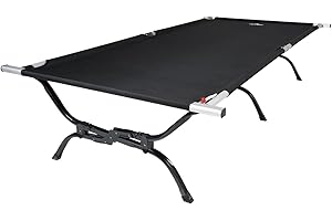 TETON Sports Outfitter XXL Camping Cot; Camping Cots for Adults; Folding Cot Bed; Easy Set Up; Storage Bag Included