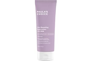 Paula's Choice Skin Revealing Esfoliante Lozione Corpo 10% AHA - Crema Corpo con Acido Glicolico Elimina Cheratosi Pilare & Macchie Scure - con Burro di Karitè - Pelle Molto Secca - 210 ml