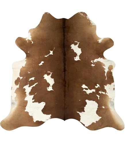 Tapis En Cuir De Vachette Patchwork – Premium Cowhide (neuf, Design Exclusif)