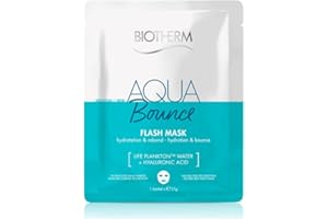 BIOTHERM - Aqua Flash Mask - Masque Tissu Visage - Tous Types de Peaux