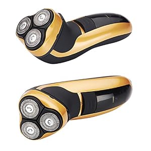 Denshine New High-end Men's 3D Rotary Cordless Rechargeable Electric Shaver Deluxe Washable Razor