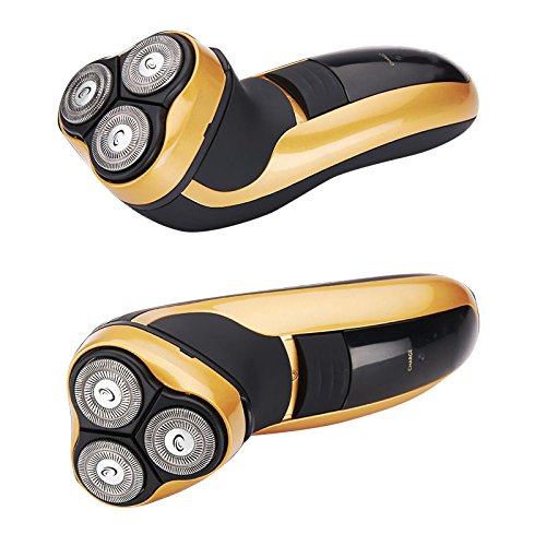 Denshine New High-end Men's 3D Rotary Cordless Rechargeable Electric Shaver Deluxe Washable Razor
