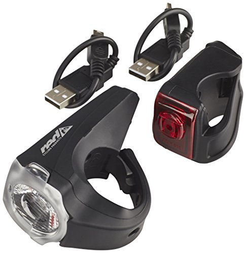 Red Cycling Products PRO 20 Lux Urban LED Beleuchtungsset schwarz 2017 Fahrradbeleuchtung Sets - 2