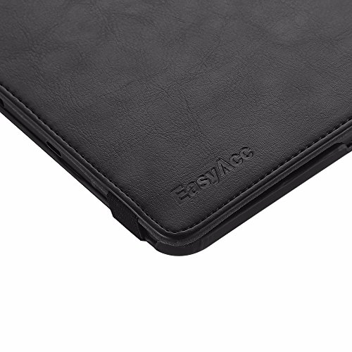 EasyAcc 360 Grad Drehung Schutzhülle für Samsung Galaxy Tab S3 T820N/ T825N Flip Case Book Cover Hüllen Ledertasche lederhülle mit Standfunktion / Auto Sleep – PU Leder, Schwarz, Protector (Schawz – 360 Grad Drehung) - 6