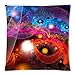 Produktbild Abstract Fractal Circles Best-selling Zippered Pillow Cases 18"x18" (Two Sides)