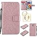 Produktbild für Samsung Galaxy S5 / S5 Neo Geprägte Muster Handy PU Leder Silikon Schutzhülle Handy case Book Style Portemonnaie Design für Samsung Galaxy S5 (i9600) + Schlüsselanhänger/*17 (4)