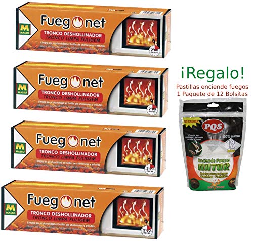 MASSO 231168 Tronco Deshollinador, Marrón, 27.7x7.7x7.7 cm PACK 4 UND