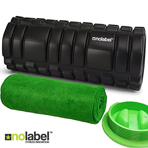 ProSeries Blackroll Faszienrolle - Verspannungen lösen & Beweglichkeit steigern | Massagerolle für effektive Selbstmassage by No Label | Yoga, Fitness & Pilates + kostenloses Handtuch