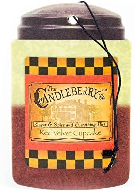 Candleberry Candle Co. Scented Car Air Freshener - Red Velvet Cupcake