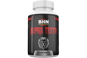 BHN BETTER HEALTH NUTRITION BHN Potenciador Hombre - Energía, Fuerza, Resistencia Y Duración - Alta Dosis - Maca + Tribulus Terrestris + Ginkgo Biloba + Ashwagandha y Más - 90 Cápsulas