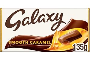 MARS Galaxy Chocolate Bar, Smooth Caramel & Milk Chocolate, 135g, Ideal for Gift, Snacks or Hamper