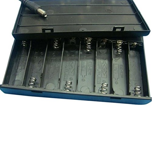 Tonsee DIY 12V 8 X AA Batterie Halter RS Box mit Leads Switch - 2