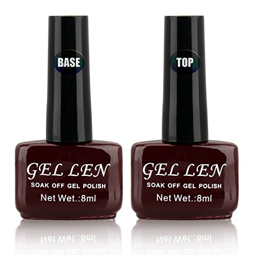 Gellen Soak off Gel Nagellack Base Coat&Top Coat 8ml