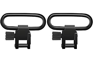 FENGHUNAYUE Eslingas Giratorias de Desmontaje Rápido Pulsador de liberación rápida Desmontable Sling Swivel Mount Tactical Sling QD Loop Adapter para rifle de aire comprimido,tornillos y postes de madera