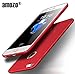Amozo All Sides Full Protection "360 Degree" Sleek Rubberised Matte Hard Case Back Cover For Apple iPhone 6 (Red) RS.349.00