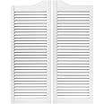 Bortaberg Saloon Doors Set of 2 (Left and Right) - 100x80 cm - Ideal for Cafes, Bars, and Home Interiors (White, 1000mm (39'') x 800mm (31.5'')