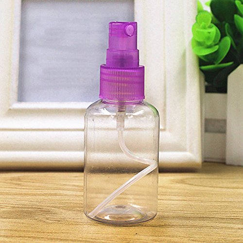 3 x 50 ml Sprüh Kopf Kosmetik Flasche | Beauty | Set bunte Farben | optisch schön | Flüssigkeit selbst abfüllen | durchsichtig | Drehverschluss | Flug Reise | Sommer – Kühlung durch Wasser Zerstäuber | Beyond Dreams - 3