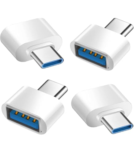 Adaptateur USB-C Vers USB-A 3.1 (2 Pièces) - 5 Gbit/s, Aluminium, Pour IPhone, IPad, PC, Etc.