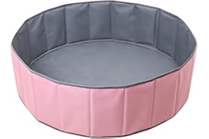 Savieva Foldable Ball Pit for Babies & Dogs | 80/100/120cm Round Play Pool | Durable Polyester Indoor/Outdoor Baby Ball Pit | Portable Design for Nursery, Bedroom, Game Room|(Balls Not Included)