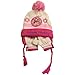 Forever Friends Baby Girls Knitted Bobble and Mitts Set - Pink - 0-9 Months