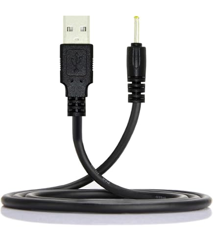 PATIKIL Cavo Alimentazione USB 2.0 A DC 3,5x1,35mm Con Angolo 90° - 1 Metro - 3 Pezzi - Bianco - Per Ventole, Luci, Altoparlanti