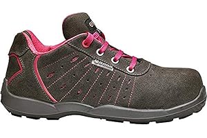 BASE PROTECTION BASE, Attitude, zapato de seguridad, Record, color gris y fucsia, S1P SRC, talla 41