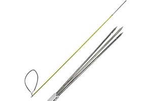 SCUBA CHOICE Scuba Wahl 5 'One Piece Faser für das speerfischen Glas Pole Speer mit 3 Zinken Barb SS Paralyzer TIPP