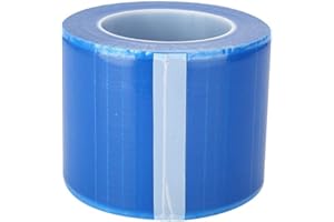 WYTINO Barrierefolie,-Schutzfolie, Einweg-Schutzfolie für Dentalmaterialien Barrier Film Sticky Wrap(Blau)