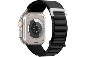 TOWONSHY Original Alpine Loop Nylon Armband- Kompatibel mit Apple Watch Ultra 2/Ultra Armband 49mm 45mm 44mm 42mm für Männer Frauen, Metall C-Hook Armband für iWatch Ultra 2, Ultra, Series SE 9/8/7/6/5/4/3/2/1