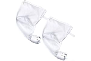 HOHOVYVY Lot de 2 sacs filtrants pour nettoyeur de piscine Polaris 360 380 avec fermeture éclair