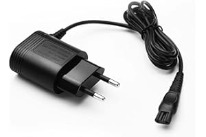 CABLEPELADO Alimentador Afeitadora | Longitud del Cable 120 cm | 15V | Compatible con Philips Norelco Bodygroom Multigroom Pro Arcitec Spectra Speed-XL Precision Shaver HQ8505/6070/6075/6095