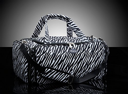 BBEAUTYLOUNGE BAGS, NAIL TECHS BEAUTICIANS MAKEUP TOOL STORAGE NAIL POLISH BLUESKY PROFFESIONAL COSMETIC CASE MAKEUP STORAGE BAG (BLACK & WHITE TECH BAG)