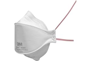 3M™ Aura™ Respiratore antiparticolato, FFP3, senza valvola, 9330+, 20 maschere per confezione