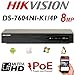 Produktbild 4 CH HIKVISION 8 MP NVR IP Netzwerk PoE HDMI Full HD 1080p 4 K UHD Professionelle Digitale Sicherheit Überwachung Recorder bis 6TB (1TB 2TB 3TB 4TB 6TB Option) H.265 h.254 Home Office Business Shop Pro ds-7604ni-k1/4P