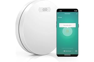 AROHA Smart Rauchmelder WLAN - 10 Jahre Batterie - Feuermelder WLAN Vernetzt mit App Tuya & Smartlife, Smart Home - Rauchwarnmelder, Brandmelder