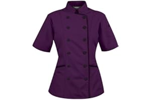Chef Apparel Short Sleeves Women's Ladies Chef's Coat Jackets