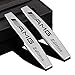 Price comparison product image 2 Pieces Car Sticker Lettering for Mercedes Benz AMG Metal Silvery Chrome 3d Sticker Car Sticker Emblem Silver Sports Car Metal Decal Sticker Badge