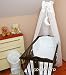 10 pcs Crib Bedding Set /Bumper/sheet/duvet/CANOPY /Free Standing Canopy Holder-WHITE