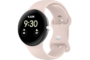 Keweni Armband Kompatibel mit Google Pixel Watch,Silikon Sport Armband Ersatzarmband für Google Pixel Watch
