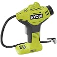 Gonfleur Sans Fil Haute Pression Ryobi R18PI-0 18V ONE+ - Corps Seul, Comme Neuf, Vert/noir