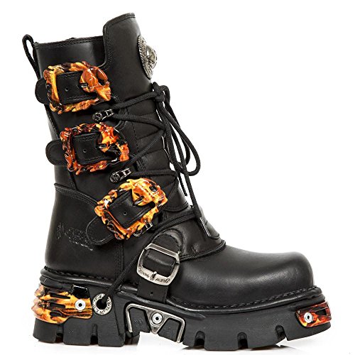 Preisvergleich Produktbild New Rock Metallic Schwarz Stiefel M.391-S27