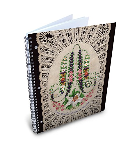 Preisvergleich Produktbild Ave Maria Flowers Notebook 8.5" x 11"