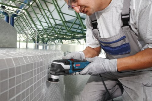 Bosch Professional GOP 300 SCE Multifunktionswerkzeug, SDS-System, 48 tlg. Zubehör-Set, 300 W, L-Boxx - 5