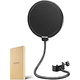 Neewer Filtre Anti-pop Bouclier de Microphone Professionnel Compatible avec Yéti Bleu et Tout autre Microphone, Écran Anti-ve