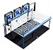 Produktbild tanli Rahmen Durable PMMA Open Air Bergbau Fall Computer Massivholz Rig Geschenk 3-teiliges Fan & Schalter