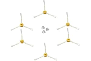 AOTENGOU repuesto cepillo lateral 3-Armed para iRobot Roomba 500 600 700 Series cepillo lateral, 6 unidades por 570 630 650 671 760 3 armado